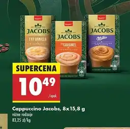 Biedronka Cappuccino carmel Jacobs cappuccino specials oferta