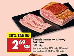 Biedronka Boczek wędzony Sokołów oferta