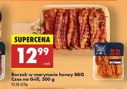 Biedronka Boczek grillowy w marynacie honey bbq Czas na grill oferta