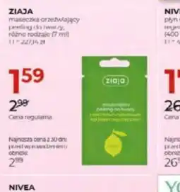 Jawa Drogerie Ziaja maseczka oferta