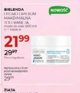 Jawa Drogerie Bielenda Hydro Lipidium Maksymalna Tolerancja oferta