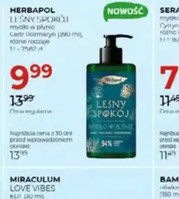 Jawa Drogerie Mydło w płynie Herbapol Leśny Spokój oferta