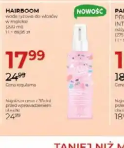Jawa Drogerie Hairboom woda ryżowa do włosów w mgiełce oferta