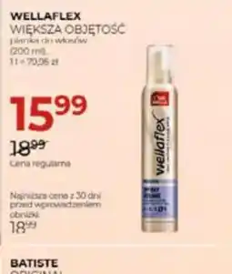Jawa Drogerie Pianka do włosów Wellaflex oferta