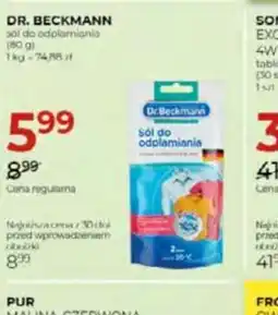 Jawa Drogerie Dr. Beckmann sól do odplamiania oferta