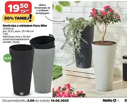 Netto Doniczka furu slim 15.5 l oferta