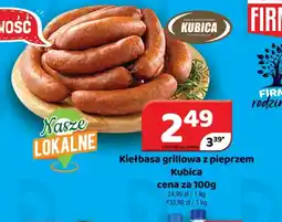 Delfin Kiełbasa grillowa z pieprzem Kubica oferta