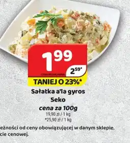Delfin Sałatka a'la gyros Seko oferta
