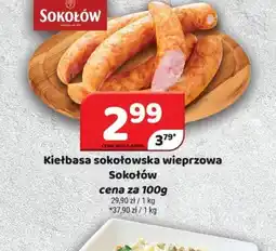 Delfin Kiełbasa sokołowska wieprzowa oferta