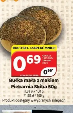 Delfin Bułka mała z makiem Piekarnia Skiba oferta