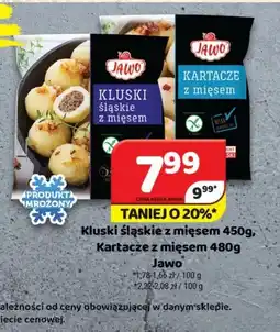 Delfin Kluski śląskie z mięsem, Kartacze z mięsem Jawo oferta