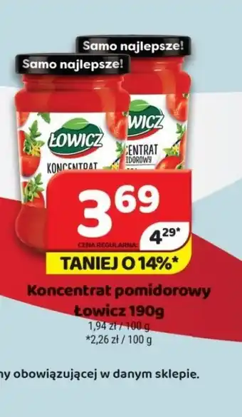 Delfin Koncentrat pomidorowy Lowicz oferta