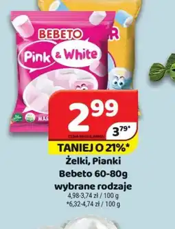 Delfin Zelki, Pianki Bebeto oferta