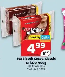 Delfin Tea Biscuit Cocoa, Classic oferta