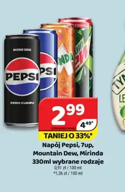 Delfin Napój Pepsi, 7up, Mountain Dew, Mirinda oferta