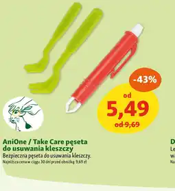 Maxi Zoo AniOne / Take Care pęseta do usuwania kleszczy oferta