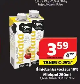 Delfin Śmietanka łaciata Mlekpol oferta