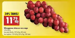 Biedronka Winogrona różowe oferta