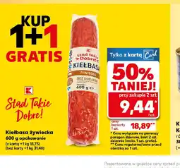 Kaufland Kiełbasa żywiecka oferta