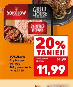 Kaufland Big Burger wołowy Sokołów oferta