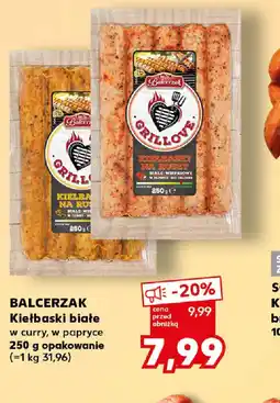 Kaufland Kiełbaski białe Balcerzak Grillove oferta