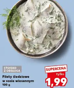 Kaufland Filety śledziowe w sosie wiosennym oferta