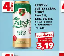 Kaufland Zatecký Světlý Ležák, Černý oferta