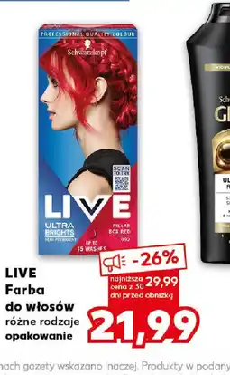 Kaufland Farba do włosów LIVE oferta
