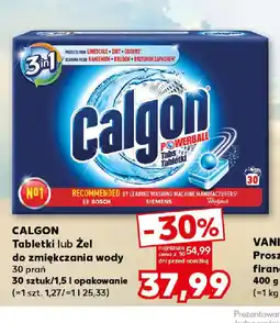 Calgon Tabletki lub Zel do zmiękczania wody