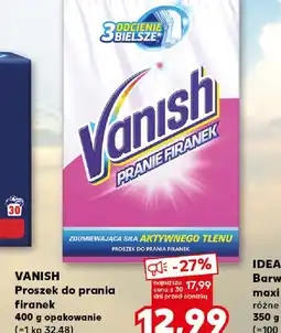 Kaufland Vanish Proszek do prania firanek oferta