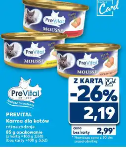 Kaufland PreVital Karma dla kotów oferta