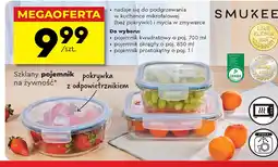 Biedronka Szklany pojemnik na żywność Smukee oferta