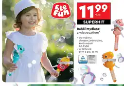 Biedronka Bańki mydlane Elefun oferta