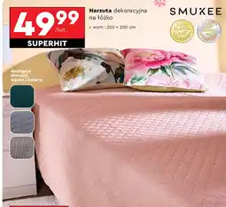 Biedronka Narzuta dekoracyjna na łóżko Smukee oferta
