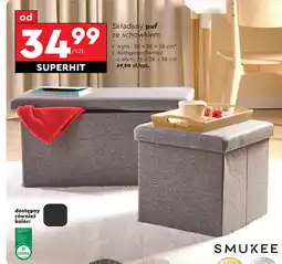Biedronka Składany puf ze schowkiem oferta