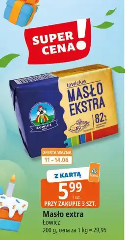 E.Leclerc Masło extra łowickie 200g Łowicz oferta