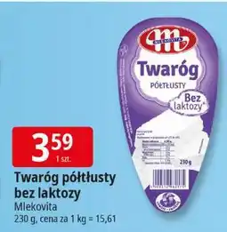 E.Leclerc Twaróg półtłusty bez laktozy 230g Mlekovita oferta