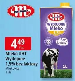 E.Leclerc Mleko UHT Wydojone 1,5% bez laktozy 1l Mlekovita oferta