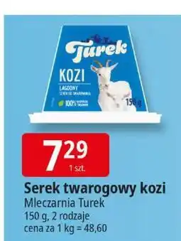 E.Leclerc Serek twarogowy kozi 150g Mleczarnia Turek oferta