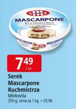 E.Leclerc Serek Mascarpone Kuchmistrza 250g Mlekovita oferta