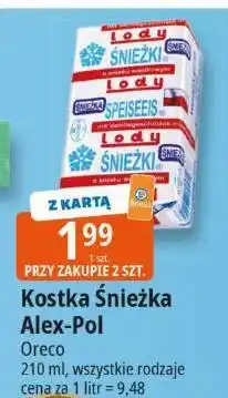 E.Leclerc Lody Kostka Śnieżka Alex-Pol 210ml Oreco oferta
