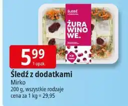 E.Leclerc Śledź z dodatkami 200g Mirko oferta