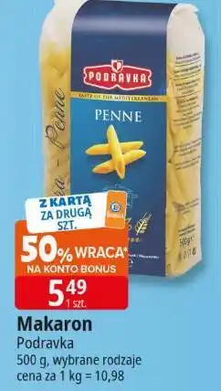 E.Leclerc Makaron 500g Podravka oferta