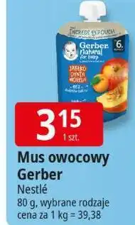 E.Leclerc Mus owocowy Gerber 90g Nestlé oferta