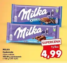 Kaufland Czekolada bubbly white Milka oferta