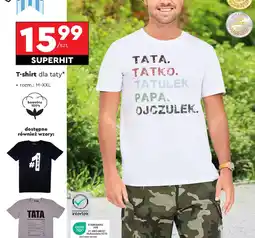 Biedronka T-shirt dla taty oferta