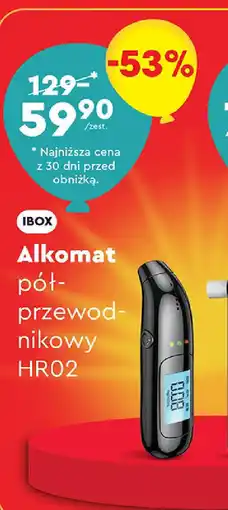 Biedronka Alkomat półprzewodnikowy Ibox HR02 oferta