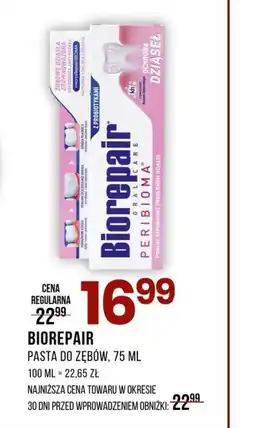 Drogerie Natura Pasta do zębów Biorepair oferta