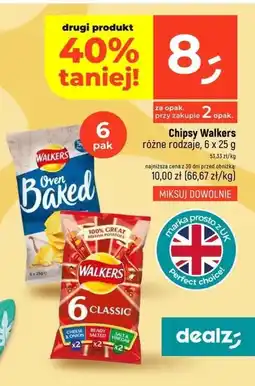 Dealz Chipsy Walkers oferta