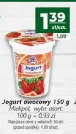 Społem Jogurt owocowy Mlekpol oferta